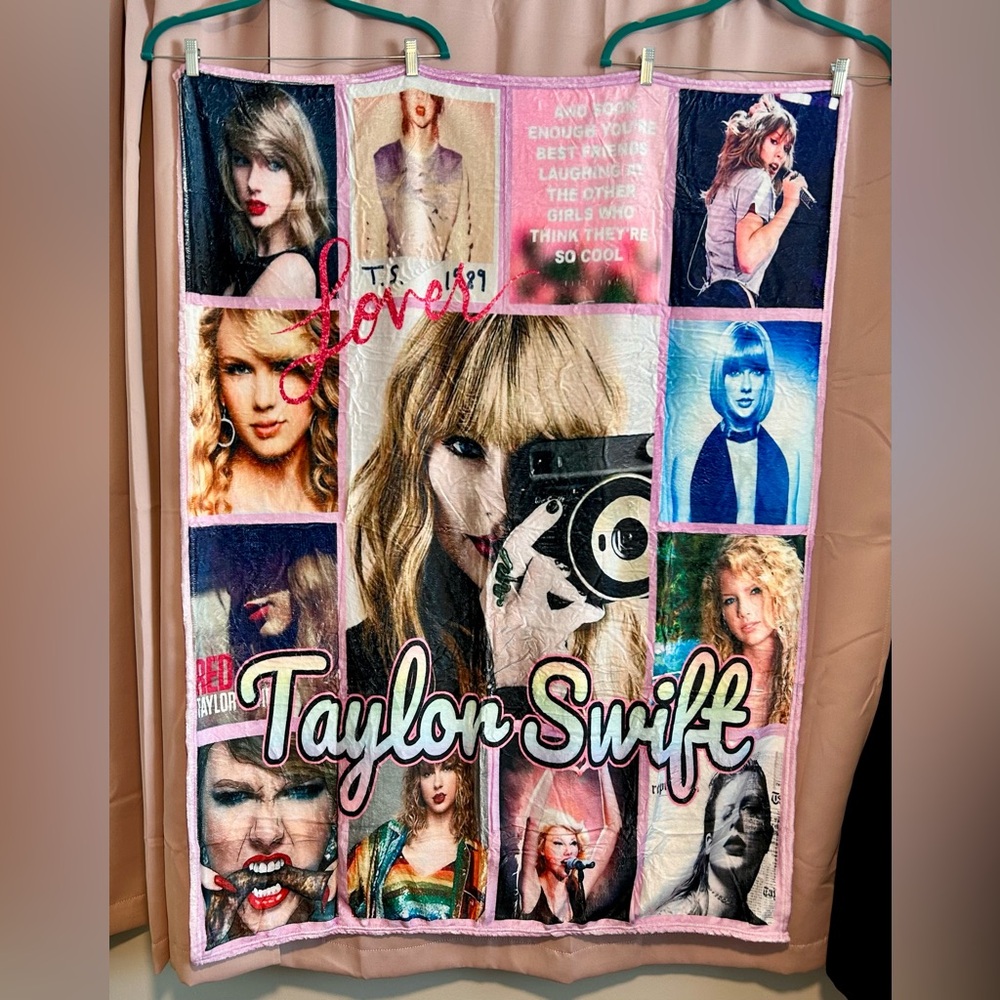 Taylor Swift Collage Blanket